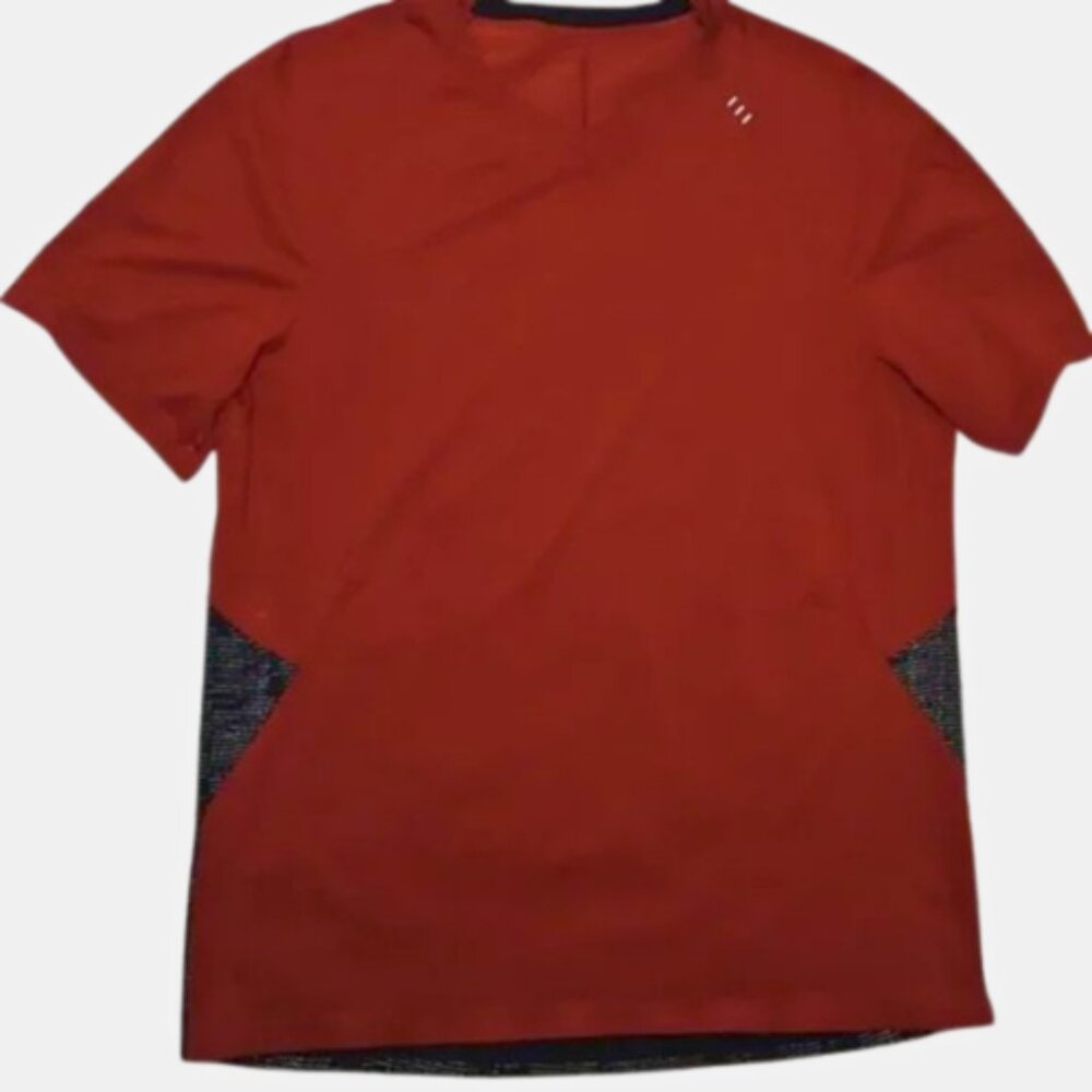 Lululemon Rust Red Performance T-Shirt - Picture 2 of 7